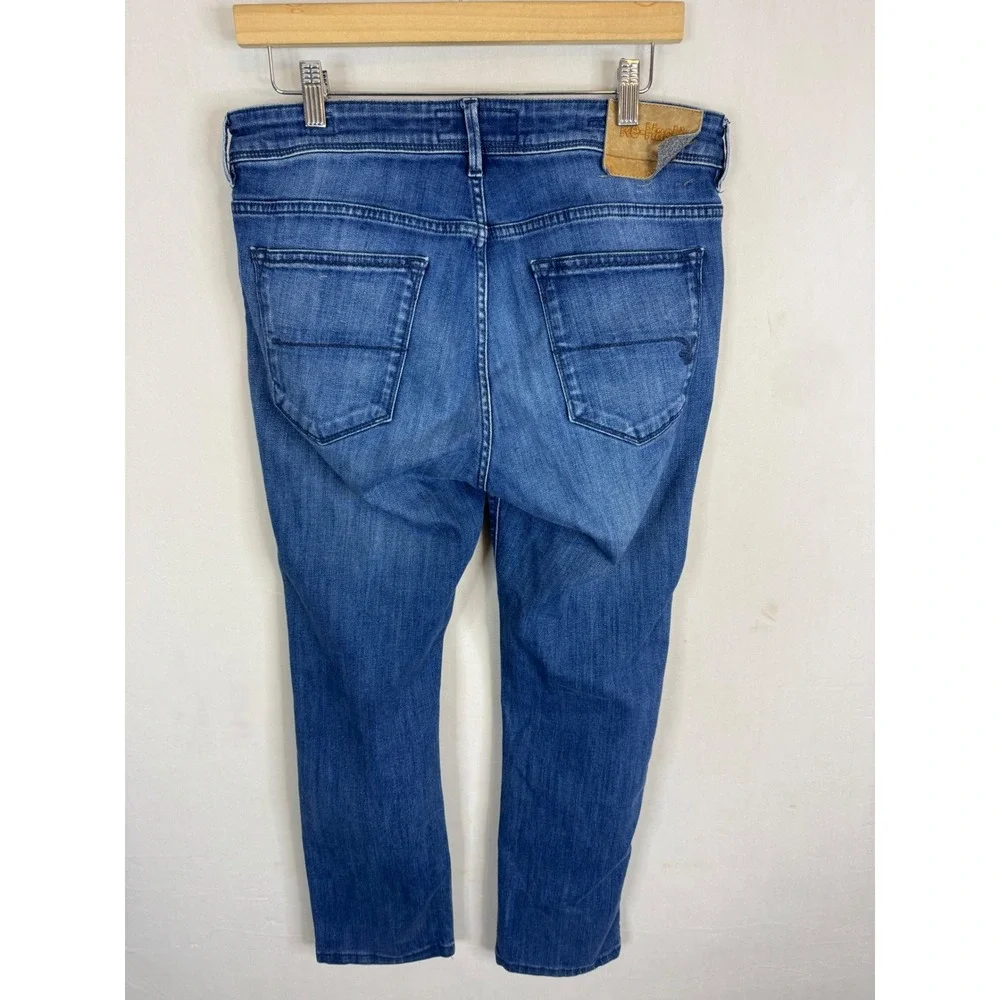 Re-HasH Rubens Italian Candiani Denim‎ Jeans Mens 34X28 Blue Made in Italy 10oz